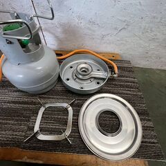 中国工業 MINI COOK ミニクックST2000 LPガス 動作確認済 調理器具 厨房 厨房機器 店舗 店舗用品 ボンベ付コンロ 保管品 ④ A0104YGの画像