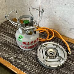中国工業 MINI COOK ミニクックST2000 LPガス 動作確認済 調理器具 厨房 厨房機器 店舗 店舗用品 ボンベ付コンロ 保管品 ④ A0104YGの画像