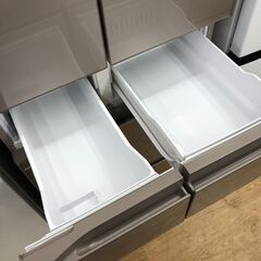 ★リユースのサカイ幸手店★ジモティ割あり★ 日立　ヒタチ 冷蔵庫 R-HW54R 540L 21年製 動作確認／クリーニング済み SJ9921の画像