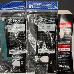 【未使用品まとめ】SIMON GT-138 ヤギ革グローブ Lサイズ 黒・緑 各1双／ミズノ BREATH THERMO マウスカバー Lサイズ 白×2・紺×2／ゼクシオ ゴルフグローブ GL-XF3130 左手用 Lサイズ 速乾性×防寒×通気性◎ スポーツ・作業・冬用対策グッズセット 全7点の画像