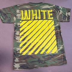 off-white 迷彩Tシャツメンズ　Mサイズの画像