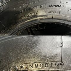 BS BRIDGESTONE R173 215/70R17.5 123/121J 17.5インチ ライトトラック用 夏タイヤ 6本 バリ溝 キャンター ダイナ コースター等　(KTT612)クレジットカード QRコード決済可能の画像
