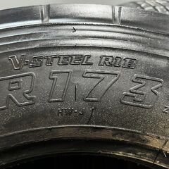 BS BRIDGESTONE R173 215/70R17.5 123/121J 17.5インチ ライトトラック用 夏タイヤ 6本 バリ溝 キャンター ダイナ コースター等　(KTT612)クレジットカード QRコード決済可能の画像