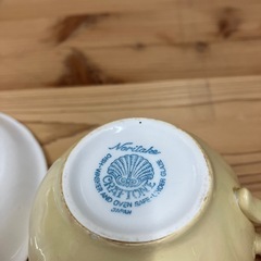 2507-628  Noritake CRAFTONE カップ&ソーサー2客 バラ売り不可 キズ 汚れありの画像