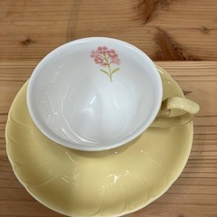 2507-628  Noritake CRAFTONE カップ&ソーサー2客 バラ売り不可 キズ 汚れありの画像