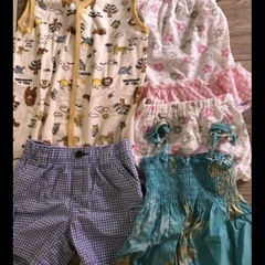 子供服　ベビー服　　30点　70㎝前後　女の子　夏服　帽子　セット　まとめの画像