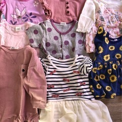 子供服　ベビー服　　30点　70㎝前後　女の子　夏服　帽子　セット　まとめの画像