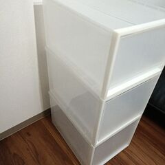 無印　収納ケース　3個の画像