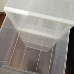 無印　収納ケース　3個の画像