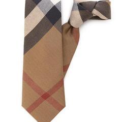 [激安] BURBERRY 8037192 イタリア製 ノバチェック ネクタイ 新品の画像