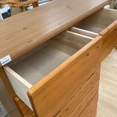 【リユースのサカイ野々市店】チェスト 茶 80W(幅)×39.5D(奥行き)×139H(高さ) ※クリーニング済みの画像