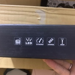 新品　手回しラジオ　ライトの画像