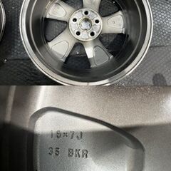 【新車外し】TOYOTA RAV4 Gグレード 純正ホイール 18インチ 4本 7J5HPCD114.3+35 ハイグロス アルファード/ハリアーにも　(MHA590)クレジットカード QRコード決済可能の画像