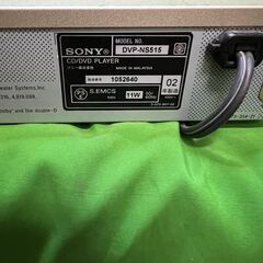SONY ソニー CD/DVDプレーヤー DVP-NS515 再生確認済み 現状品@左の画像