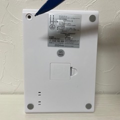 武田コーポレーション 【クッキング・はかり】 デジタル キッチンスケール 3kg ホワイト EC-201WHの画像