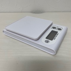 武田コーポレーション 【クッキング・はかり】 デジタル キッチンスケール 3kg ホワイト EC-201WHの画像