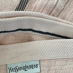 sold out / Yves Saint Laurent/タオルケット/YSLロゴ刺繍/シングルサイズの画像