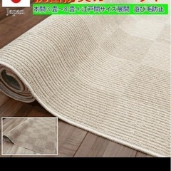 カーペット本間6畳268✖️382・抗菌日本製の画像