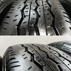 【BS RD613 195/80R15 107/105N LT】夏タイヤ【トヨタ 200系ハイエース 純正ホイール 15インチ 6J6HPCD139.7+35】23年製 バリ溝　(MTC932)クレジットカード QRコード決済可能の画像