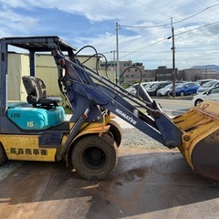 現状　コマツ ショベルローダー SD10C-5 フォークショベル KOMATSU 　中古　全国陸送可能 下取りOK　の画像