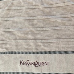sold out /　Yves Saint Laurent 　YSL タオルケット　ピンクの画像