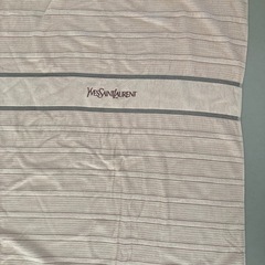 sold out /　Yves Saint Laurent 　YSL タオルケット　ピンクの画像