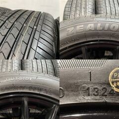 タイヤ新品 24年製 バランス済【ZMAX 215/50ZR17】夏タイヤ【Weds VELVA SPORT 17インチ 7J5HPCD114.3+47】ブラック レヴォーグ等 (MTL813)クレジットカード QRコード決済可能の画像