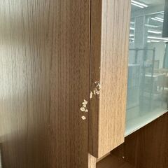 ★リユースのサカイ高崎店★TJ12299  食器棚 茶 H178×D37.8×W60 クリーニング済みの画像