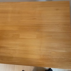 パソコンデスク 幅140cm 収納ワゴンつきの画像