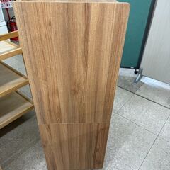 ★リユースのサカイ高崎店★TJ12301 (株)ニトリ 食器棚 ライトブラウン H120.5×D40×W58 クリーニング済みの画像