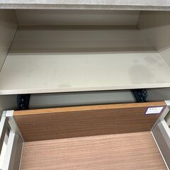 ★リユースのサカイ高崎店★TJ12302 AYANO レンジ台 グレー H96.5×D50×W60.5 クリーニング済みの画像