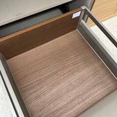 ★リユースのサカイ高崎店★TJ12302 AYANO レンジ台 グレー H96.5×D50×W60.5 クリーニング済みの画像