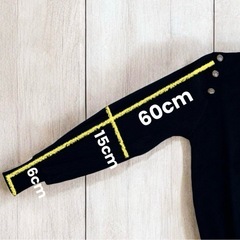【新品】セーター 薄手 ニット 長袖 カットソー トップス 無地 伸縮性 丸首 黒 透けの画像