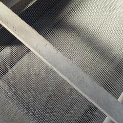 昔しの電動古い木で使ってたふるい箱　　の画像