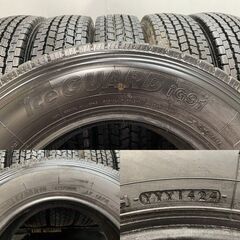 【走行短め】2024年製 YOKOHAMA iG91 185/85R16 111/109L LT 12PR 16インチ ライトトラック用 スタッドレス 6本 キャンター等 　(KTT622)クレジットカード QRコード決済可能の画像