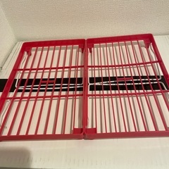 折りたたみ式　収納棚の画像