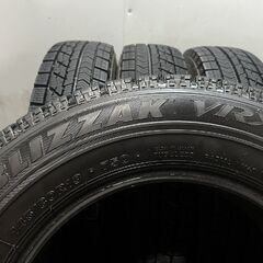 BS BRIDGESTONE BLIZZAK VRX 145/80R13 13インチ スタッドレス 4本 20年製 バリ溝 タント スペーシア モコ ワゴンR N-BOX等　(KTC330)クレジットカード QRコード決済可能の画像