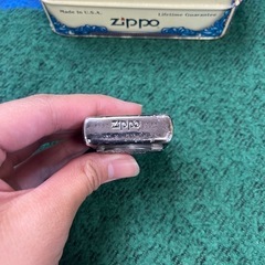 ジッポー社　創業60周年記念品　ピューター製エンブレム付きライターの画像