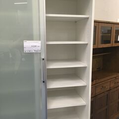 ★リユースのサカイ横浜南店★YM1305  食器棚 ホワイト W100×D51×H201 クリーニング済みの画像