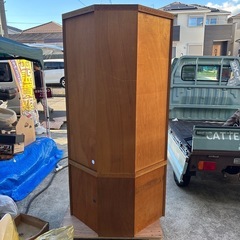 コーナーキャビネット　飾り棚　食器棚　テレビ台の画像