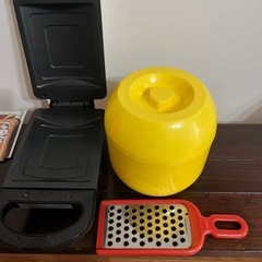 3点セット🥪ホットサンドメーカー+🥚温泉卵器＋おろし金の画像
