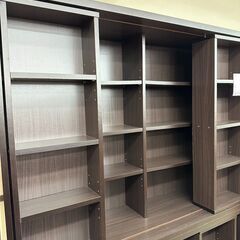 ★リユースのサカイ高崎店★TJ12306  本棚 ダークブラウン H180×D34×W120 クリーニング済みの画像