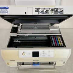 【EPSON】エプソン インクジェットプリンター EP-710A モデルC419T 2018年製 周辺機器 複合機 ホワイト 通電確認済 A4プリンター Y1938の画像