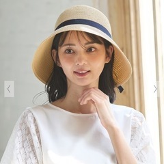 夏向け帽子　レディースの画像