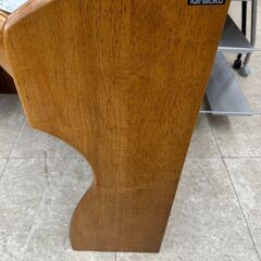 ★リユースのサカイ高崎店★TJ12307 カリモク デスク 茶 H78.5×D84×W117.5 クリーニング済みの画像
