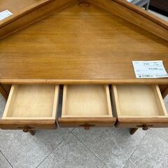 ★リユースのサカイ高崎店★TJ12307 カリモク デスク 茶 H78.5×D84×W117.5 クリーニング済みの画像