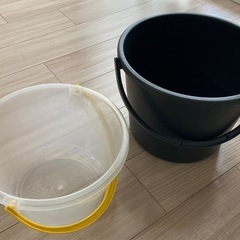 バケツ2ケの画像