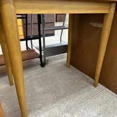 ★リユースのサカイ高崎店★TJ12308 佐藤産業 学習机 ライトブラウン H86.5×D57×W80 クリーニング済みの画像