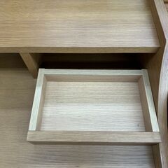 ★リユースのサカイ高崎店★TJ12308 佐藤産業 学習机 ライトブラウン H86.5×D57×W80 クリーニング済みの画像