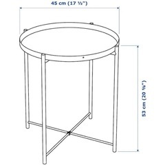 IKEA サイドテーブルの画像